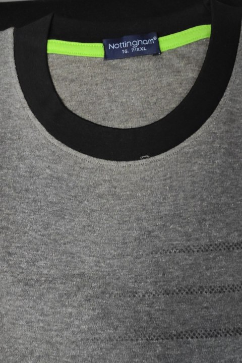 NOTTINGHAM NOTTINGHAM PIŻAMA MĘSKA PG39196 - GREY/BLACK, XL NOTTINGHAM NOTTINGHAM PIŻAMA MĘSKA PG39196 - GREY/BLACK, XL