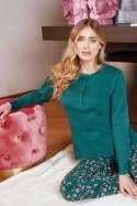NOTTINGHAM PIŻAMA DAMSKA PG38107 - DARK GREEN, S