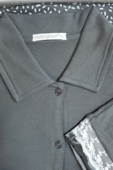 NOTTINGHAM PIŻAMA DAMSKA PG38118 - GREY, XL NOTTINGHAM PIŻAMA DAMSKA PG38118 - GREY, XL
