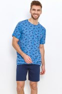 2936 PIŻAMA MĘSKA WILLIAM S-XL - NIEBIESKI, M, 1 TARO