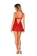 OBSESSIVE INGRIDIA KOSZULKA I STRINGI - CZERWONY, M/L