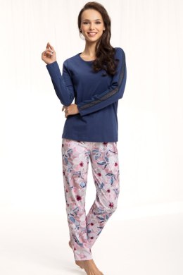 PIZAMA DAMSKA 615 3XL - GRANATOWY, XXXL, 1 LUNA