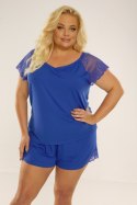 DE LAFENSE PIŻAMA DAGMARA 625 BIG - CZARNY, 3XL
