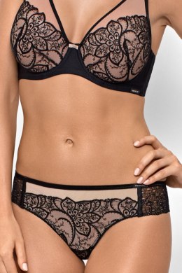 NIPPLEX SZORTY LIVIA - CZARNY-BEŻ, XL