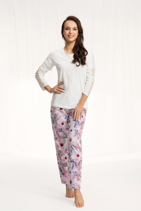 PIZAMA DAMSKA 615 3XL - ECRU, XXXL, 2 LUNA PIZAMA DAMSKA 615 3XL - ECRU, XXXL, 2 LUNA