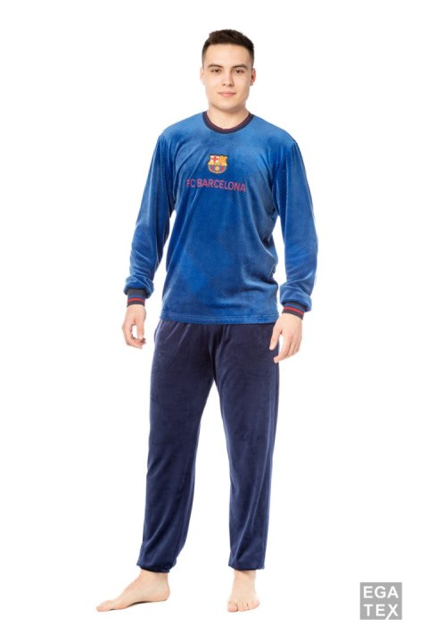FC BARCELONA KOMPLET MĘSKI WELUR 232006 - NIEBIESKI, M FC BARCELONA KOMPLET MĘSKI WELUR 232006 - NIEBIESKI, M