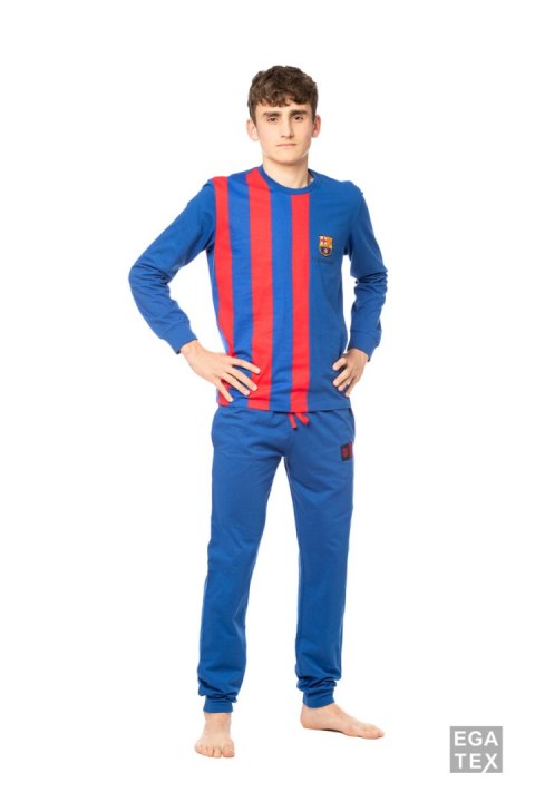 FC BARCELONA PIŻAMA 232012 - NIEBIESKI, L FC BARCELONA PIŻAMA 232012 - NIEBIESKI, L