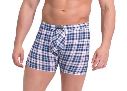 BOKSERKI MĘSKIE PASSO - BIAŁY/TURK/BRĄZ, XL SESTO SENSO BOKSERKI MĘSKIE PASSO - BIAŁY/TURK/BRĄZ, XL SESTO SENSO
