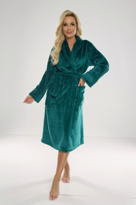 DE LAFENSE 628 SZLAFROK ABIGAIL DŁUGI - JAGODA, 2XL