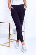 OFF PINK SPODNIE DRESOWE OFF PINK - GRANAT, L