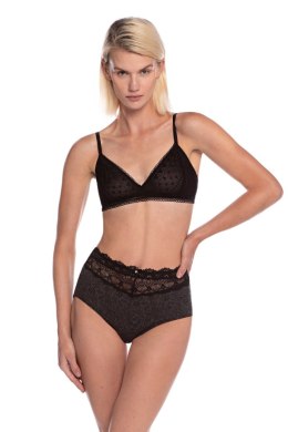 LAMA FIGI DAMSKIE MIDI L-1527MX - CZARNY, XXXL