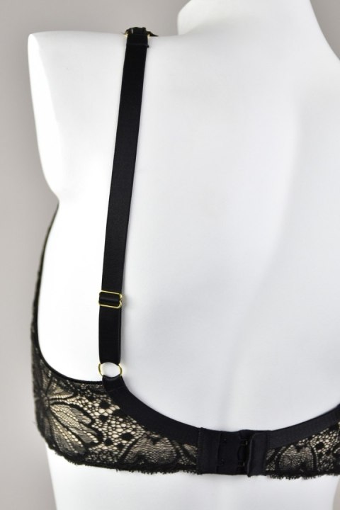 BIUSTONOSZ JULIA BRALETTE 19185 BLACK - CZARNO-BEŻOWY, 80B MEDIOLANO BIUSTONOSZ JULIA BRALETTE 19185 BLACK - CZARNO-BEŻOWY, 80B MEDIOLANO