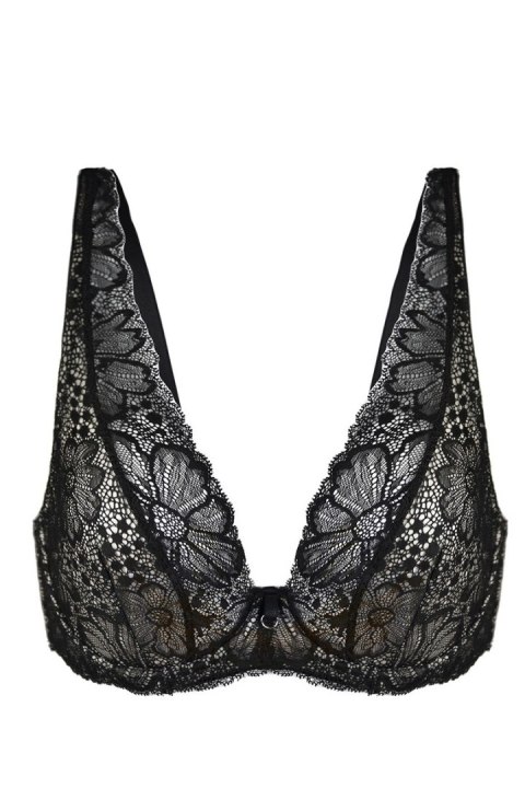 BIUSTONOSZ JULIA BRALETTE 19185 BLACK - CZARNO-BEŻOWY, 85B MEDIOLANO BIUSTONOSZ JULIA BRALETTE 19185 BLACK - CZARNO-BEŻOWY, 85B MEDIOLANO