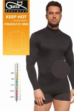 GATTA BODYWEAR PŁGOLF 01 MEN KEEP HOT - NERO 01, L