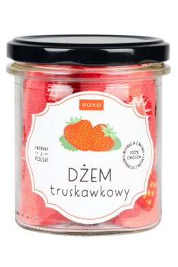 SOXO SKARPETY SOXO W SŁOIKU - DŻEM TRUSKAWKOWY - CZERWONY, 35-40
