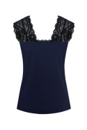 NIPPLEX BLUZKA MARGOT KORONKA PG 81 - CZARNY, 2XL
