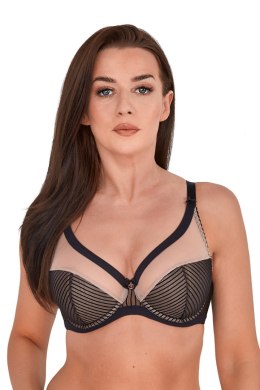 GAIA BIUSTONOSZ SEMI-SOFT KIM ART. 1211 - CZARNO-BEŻOWY, 70I
