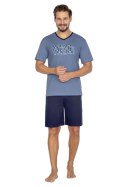 REGINA 457 PIŻAMA MĘSKA BIG - JASNY MELANŻ, 2XL, 3