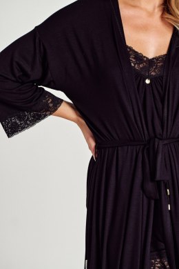 TARO 3099 SZLAFROK DAMSKI MERCY S-XL - CZARNY, L