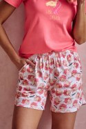 TARO 3112 PIŻAMA DAMSKA MILA S-XL - KORAL, M