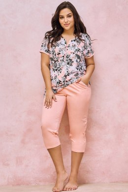 TARO 3131 PIŻAMA DAMSKA LANA S-XL - MORELOWY, S