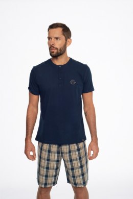 HENDERSON PIŻAMA MĘSKA ETHOS 41294 SS24 - GRANATOWY, XL, 59X