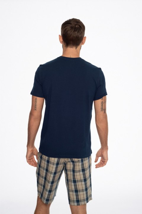 HENDERSON PIŻAMA MĘSKA ETHOS 41294 SS24 - GRANATOWY, XL, 59X HENDERSON PIŻAMA MĘSKA ETHOS 41294 SS24 - GRANATOWY, XL, 59X