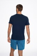 HENDERSON PIŻAMA MĘSKA EVER 41289 SS24 - GRANATOWY-NIEBIESKI, M