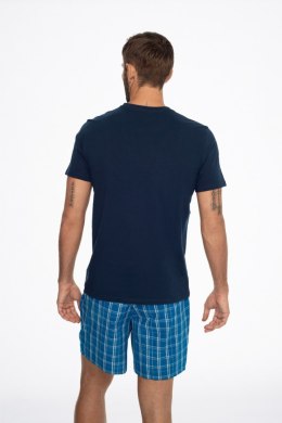 HENDERSON PIŻAMA MĘSKA EVER 41289 SS24 - GRANATOWY-NIEBIESKI, M