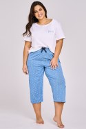 TARO 3162 PIŻAMA DAMSKA LEONA 2XL-3XL - BIAŁY, 3XL