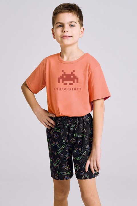 TARO 3199 PIŻAMA CHŁOPIĘCA TOM 122-140 - POMARAŃCZ, 140 TARO 3199 PIŻAMA CHŁOPIĘCA TOM 122-140 - POMARAŃCZ, 140