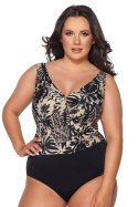 AVA SWIMWEAR STRÓJ KĄPIELOWY SKJ 51 MOCCA JEDNOCZĘŚCIOWY - MOCCA, 95B