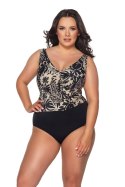 AVA SWIMWEAR STRÓJ KĄPIELOWY SKJ 51 MOCCA JEDNOCZĘŚCIOWY - MOCCA, 95C