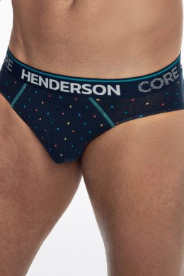 HENDERSON SLIPY MĘSKIE CASH 41613 SS24 - GRANATOWY-ZIELONY, XXL