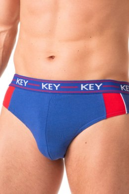 KEY SLIPY MĘSKIE MPP 238 B22 - CZERWONY-NIEBIESKI, XXL