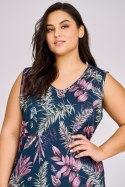 TARO 3169 KOSZULA DAMSKA HELEN 2XL-3XL - GRANATOWY, 3XL
