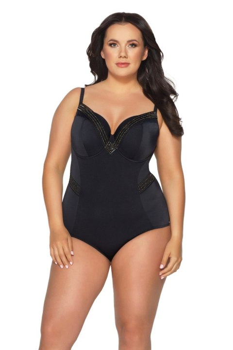 AVA SWIMWEAR STRÓJ KĄPIELOWY SKJ 58 BLACK JEDNOCZĘŚCIOWY - BLACK, 65H AVA SWIMWEAR STRÓJ KĄPIELOWY SKJ 58 BLACK JEDNOCZĘŚCIOWY - BLACK, 65H