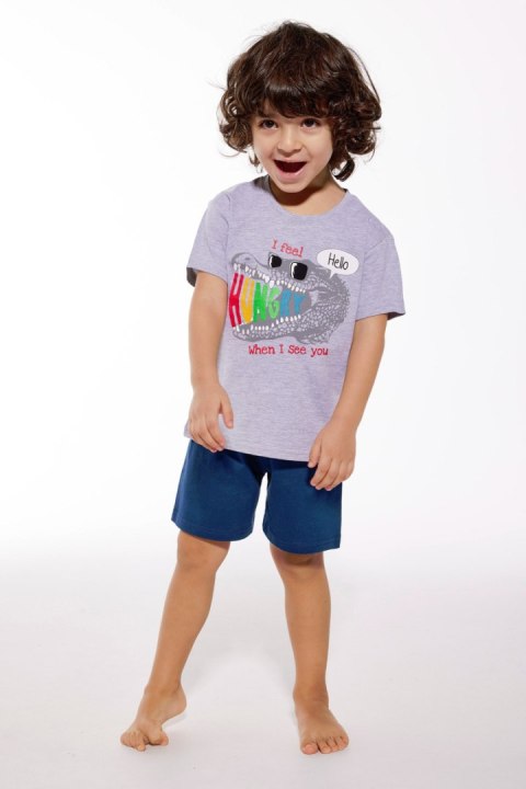CORNETTE PIŻAMA BOY KIDS KR 473/115 HUNGRY - MELANŻ, 116 CORNETTE PIŻAMA BOY KIDS KR 473/115 HUNGRY - MELANŻ, 116