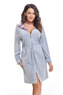 DOROTA SZLAFROK FR-295 - MELANŻ KROPKI, XL