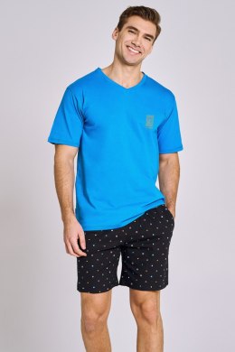 TARO 3190 PIŻAMA MĘSKA RYAN M-XL - NIEBIESKI, M