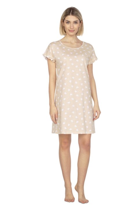 REGINA 134 KOSZULKA DAMSKA BIG - BEZOWY, 2XL, 2 REGINA 134 KOSZULKA DAMSKA BIG - BEZOWY, 2XL, 2