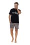 DOCTOR NAP PIŻAMA MĘSKA PMB 5342 DRNAP - BLACK, M