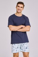 TARO 3193 PIŻAMA MĘSKA AARON M-2XL - GRANAT, M