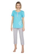 REGINA 665 PIŻAMA DAMSKA BIG - MALINOWY, 2XL, 1
