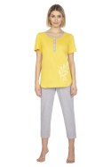 REGINA 665 PIŻAMA DAMSKA BIG - MALINOWY, 2XL, 1