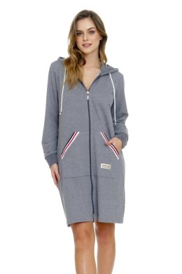 DOCTOR NAP SZLAFROK DAMSKI HOMEWEAR SMZ 5116 DR NAP - DARK_GREY, S