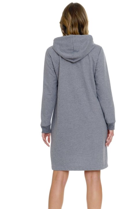 DOCTOR NAP SZLAFROK DAMSKI HOMEWEAR SMZ 5116 DR NAP - DARK_GREY, S DOCTOR NAP SZLAFROK DAMSKI HOMEWEAR SMZ 5116 DR NAP - DARK_GREY, S