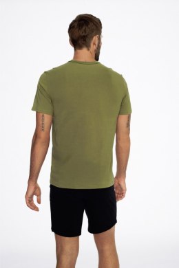 HENDERSON PIŻAMA MĘSKA CROP 41282 SS24 - CZARNY-KHAKI, M, 77X