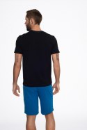 HENDERSON PIŻAMA MĘSKA EARTH 41292 SS24 - CZARNY-NIEBIESKI, XXL, 99X