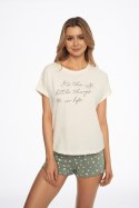 HENDERSON LADIES PIŻAMA DAMSKA ADORE 41303 SS24 - RÓŻOWY-CZARNY, M, 30X